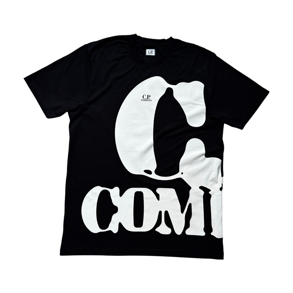 C.P. Company Black Big Logo Tee — photo 2 sur 2