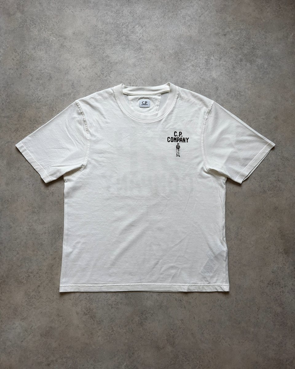 C.P. Company Ivory Back Print Tee — photo 3 sur 6