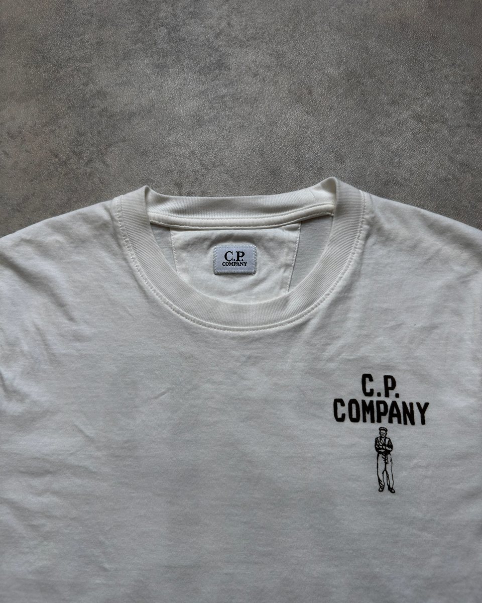 C.P. Company Ivory Back Print Tee — photo 4 sur 6