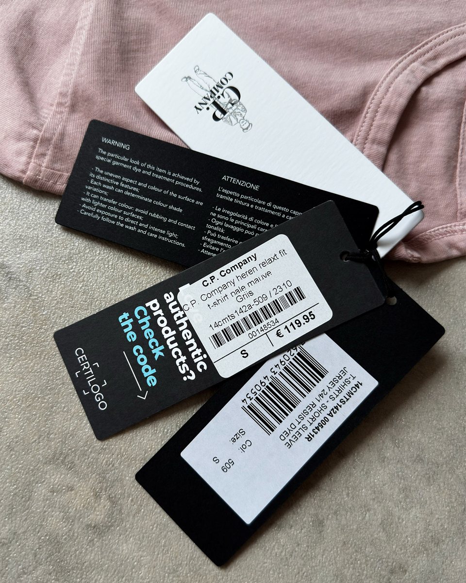 C.P. Company Blush Logo Tee — photo 4 sur 6