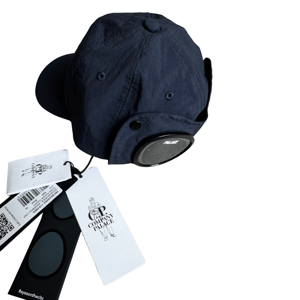 C.P. Company x Palace PALACE X C.P. COMPANY NAVY GOGGLE CAP — photo 5 sur 5